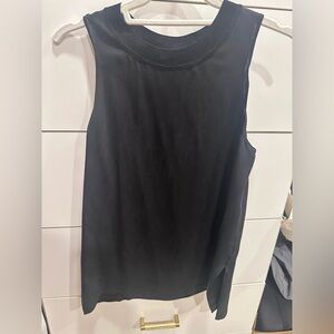 Vince Black Silk Sleeveless Blouse Size Small